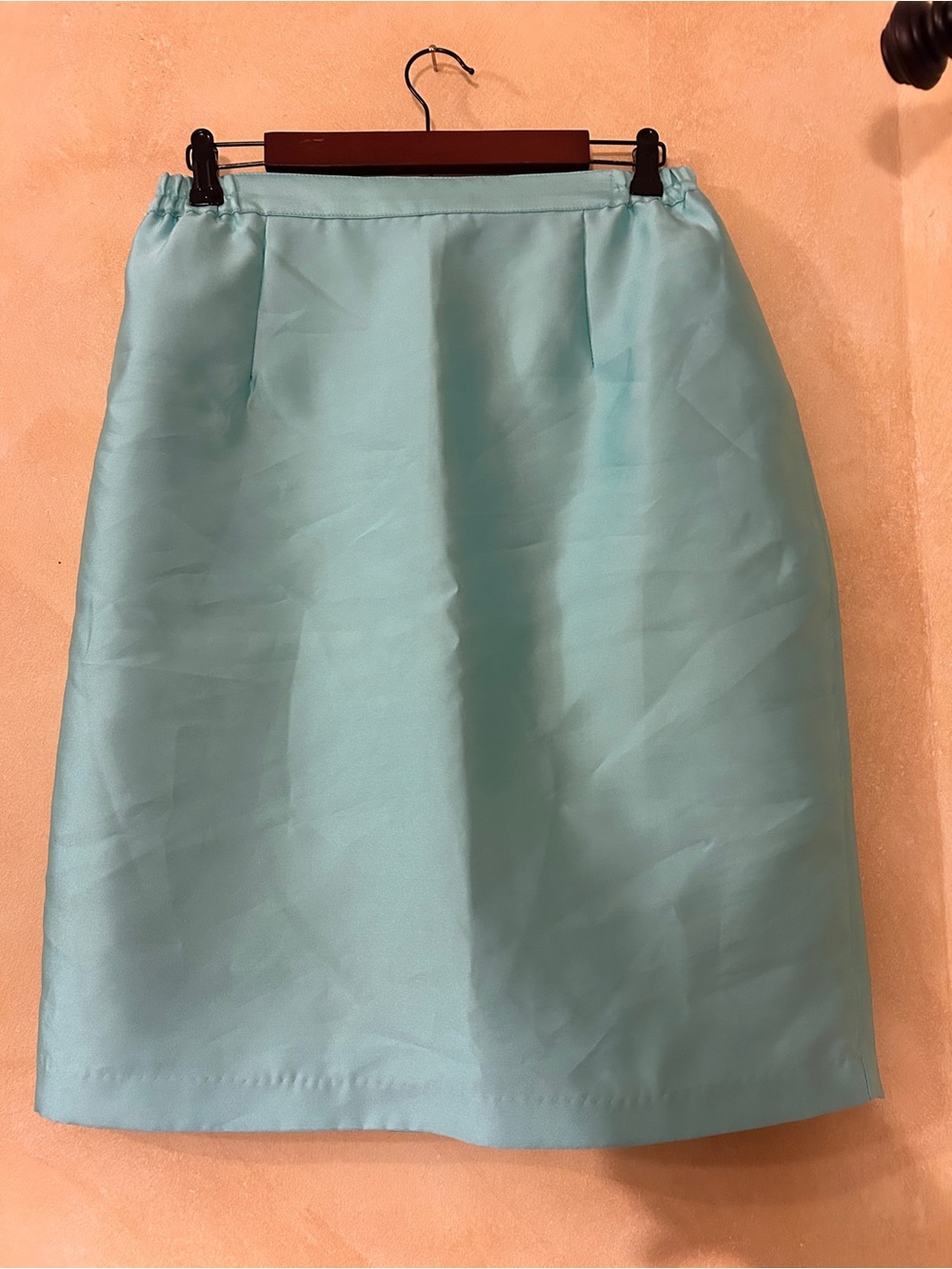 Classic Light Blue Women's Pencil Skirt